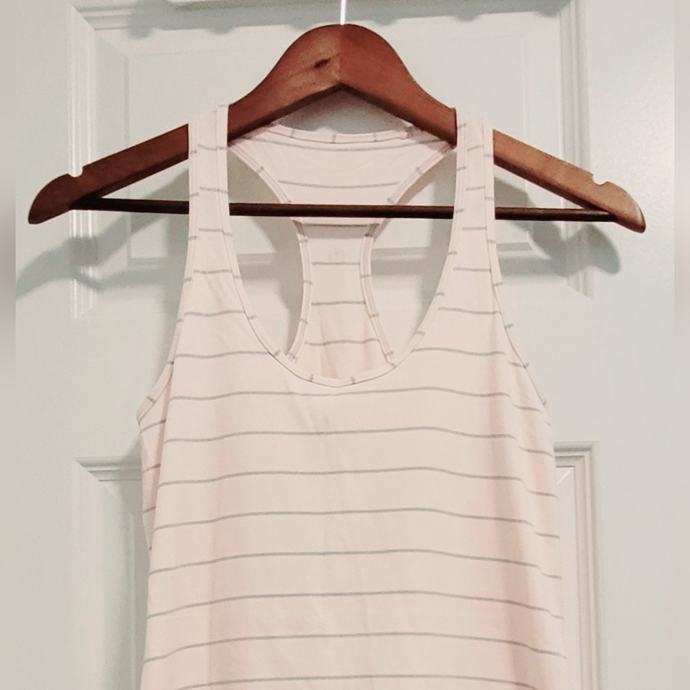 Lululemon Pastel Pink Vintage Tank (Luon) SIZE S,M